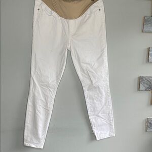 LOFT White Women Jeans Maternity